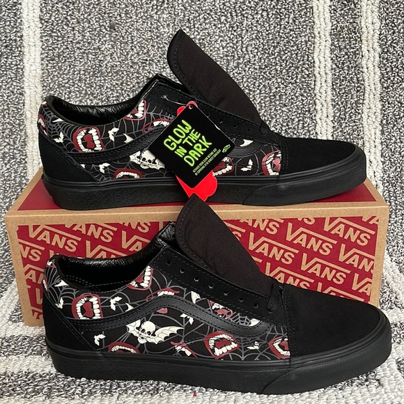 Vans Old Skool Glow Frights Black/Black WMNS - Picture 2 of 16